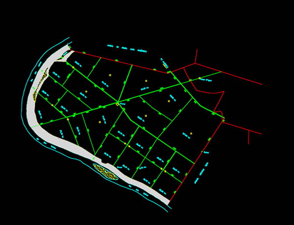 Mapa para pastoreio rotacionado