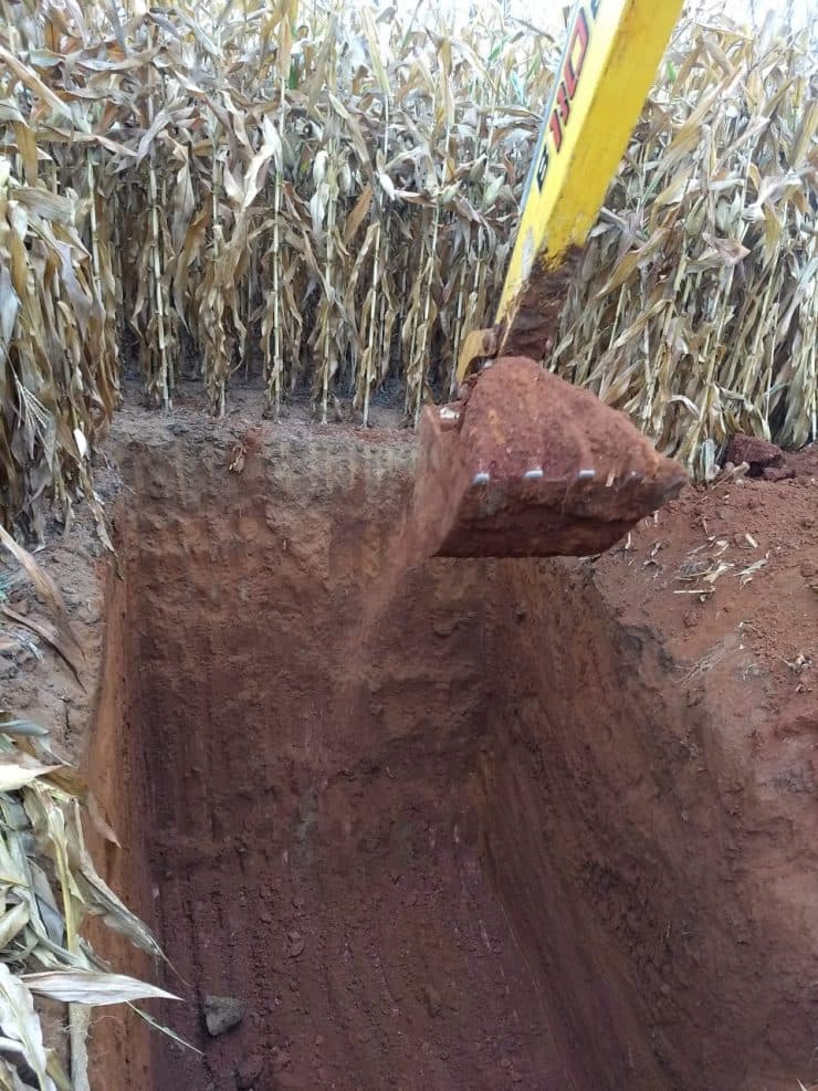 Escavando a trincheira