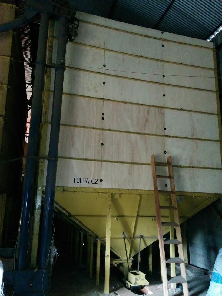 Tulha para repouso do café.