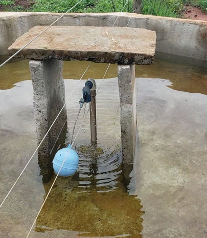 Bebedouro com enchimento lento