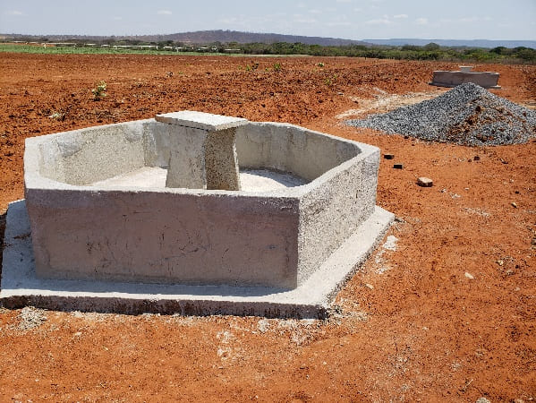 Bebedouro para gado