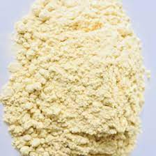 Pequeno pedaço de gesso agrícola.