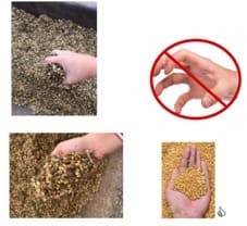 Coleta de amostra de alimento