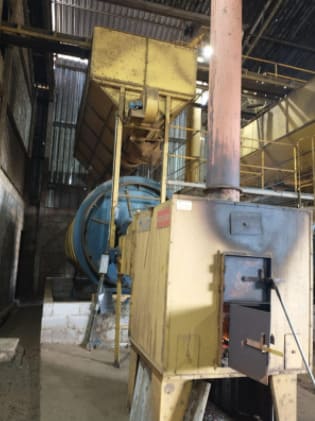 Secador de café horizontal