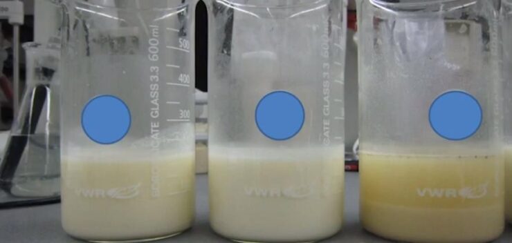 Qualidade de mistura de sucedâneos