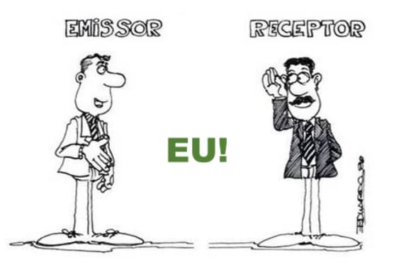 Emissor e receptor da mensagem