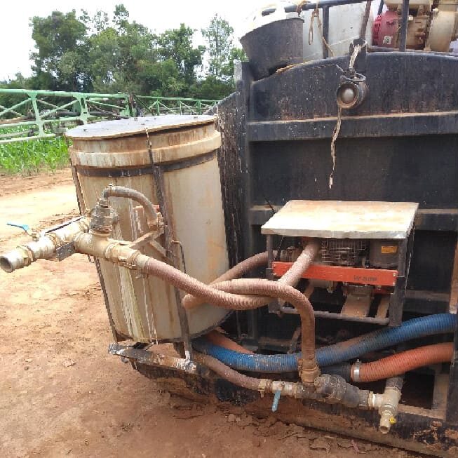 Equipamentos para preparo de calda de pulverização