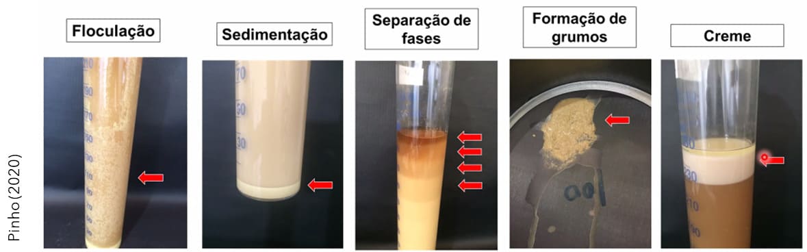 Etapas do preparo de calda de pulverização
